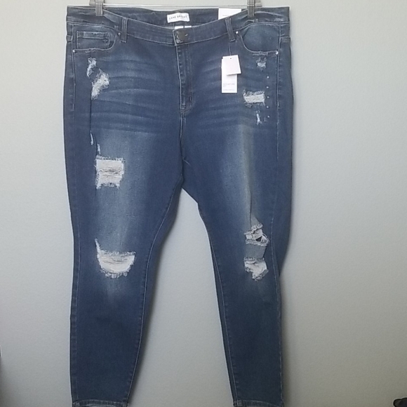 Lane Bryant Casual NWT signature fit skinny jeans size 26 - Picture 2 of 11